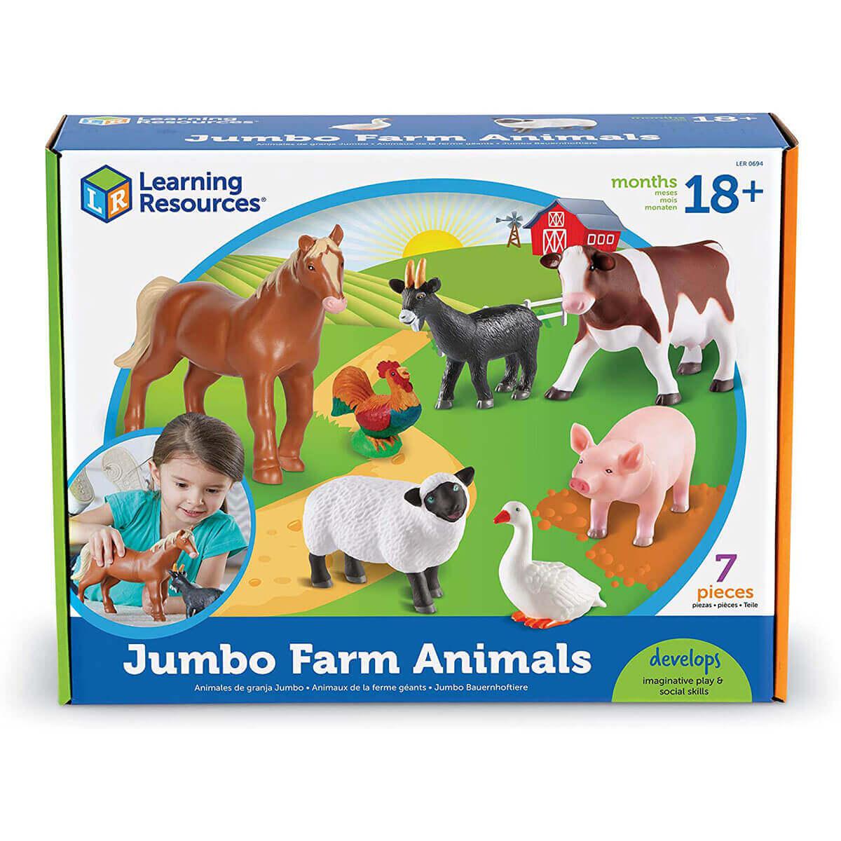 Jumbo Farm Animal Figurines
