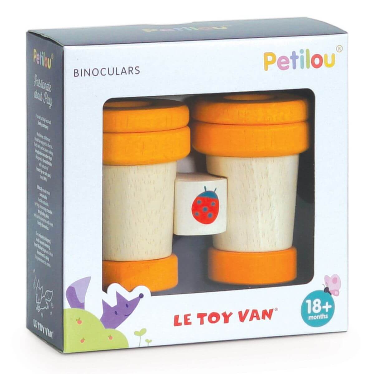 Wooden Kaleidoscope Binoculars