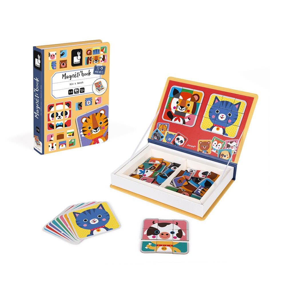 Magnetibook - Mix & Match Animals (72 pcs)