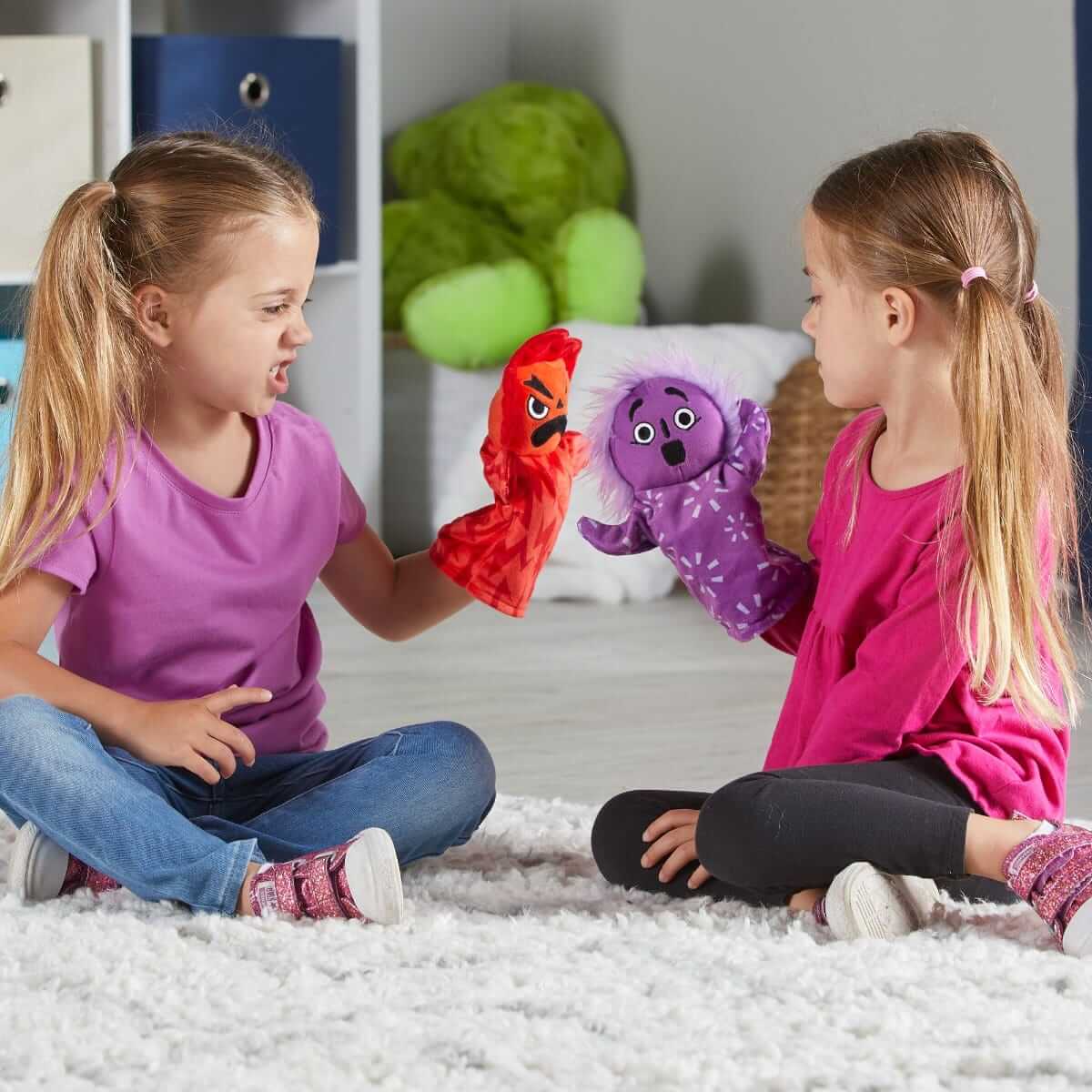 Educational Puppets: Emotions Family