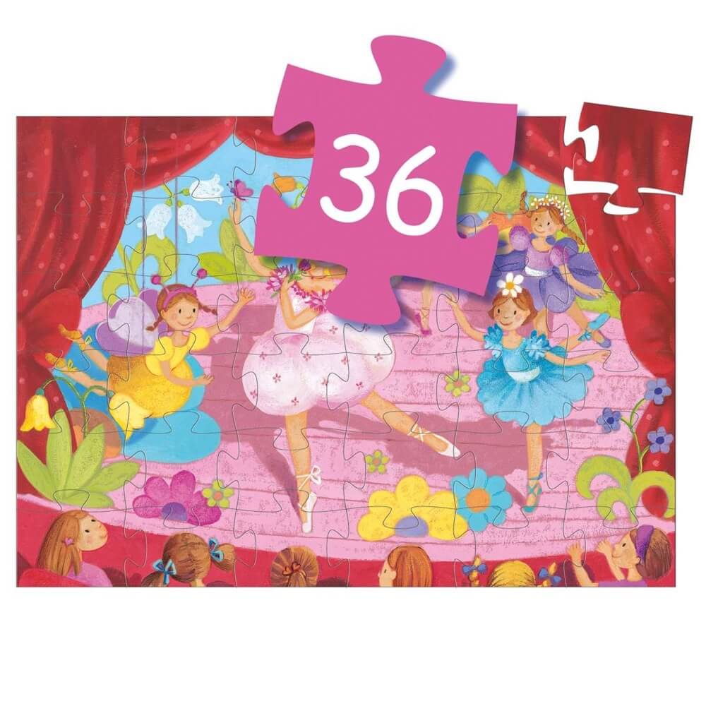 Silhouette Puzzle - Ballerina (36 pcs)