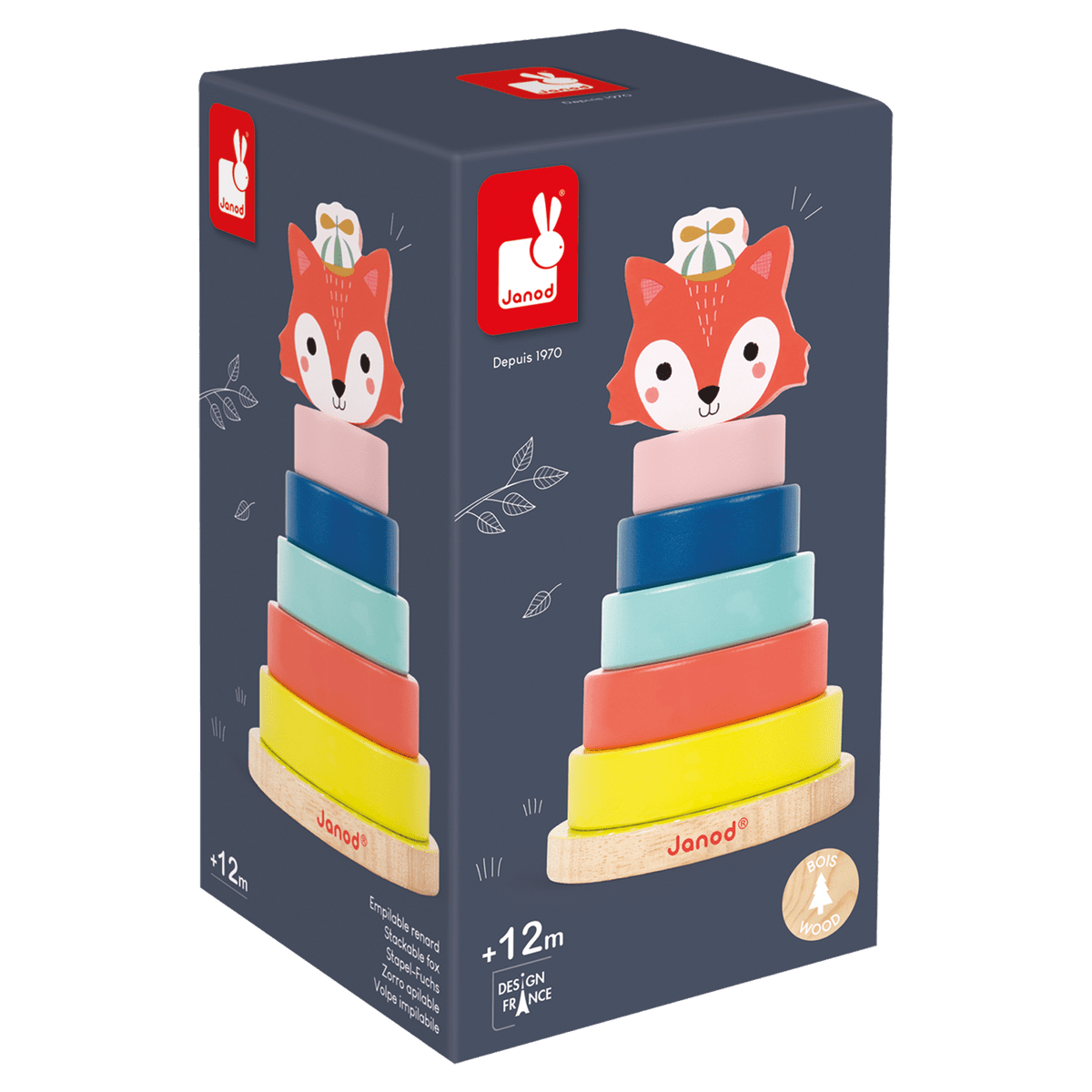 Stackable Fox: Baby Forest Kids Game