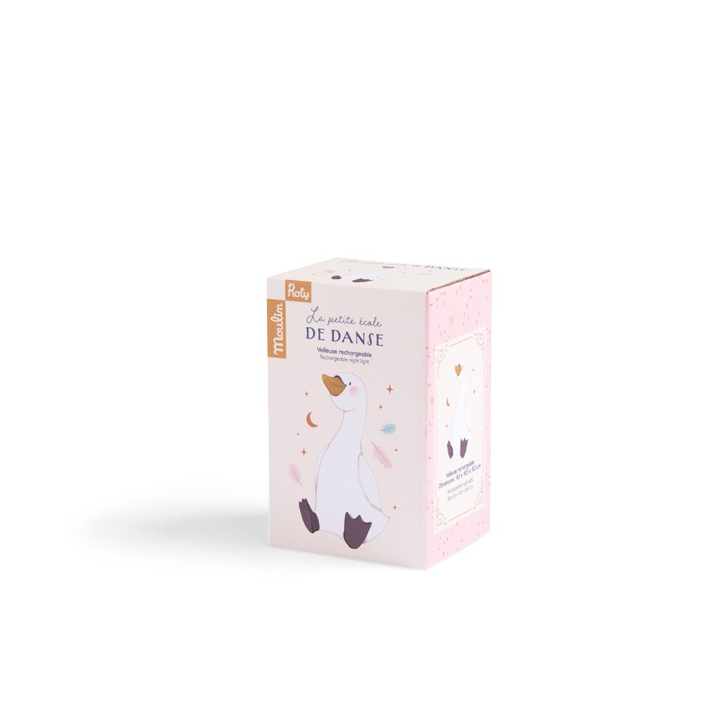 Portable Swan Night Light: Warm, Soothing Glow, 15h Battery