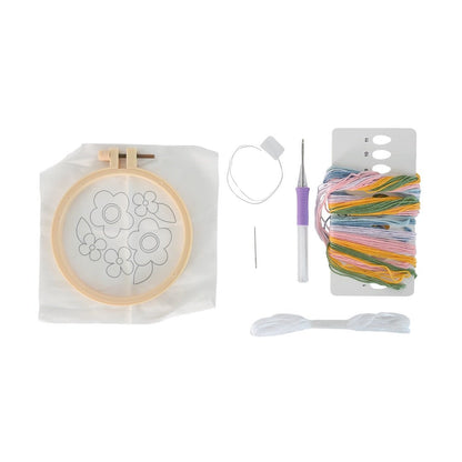 Mini Punch Needle Embroidery - Flower Wall Decor