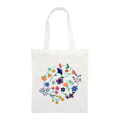 Creative Embroidery Kit - Floral Bag