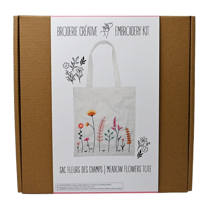 Creative Embroidery Kit - Floral Bag