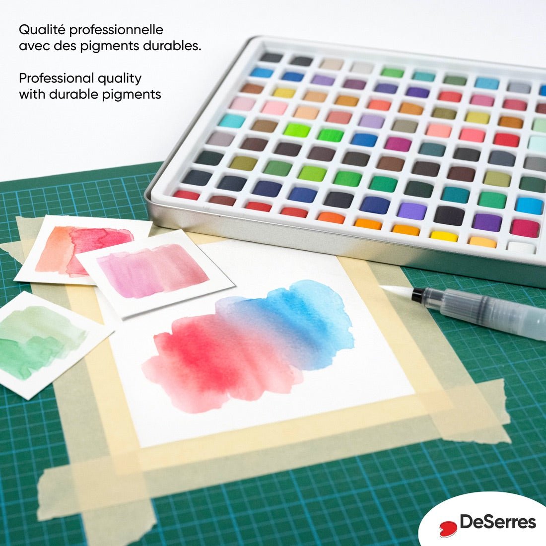 Watercolor Set - 90 Half Pans