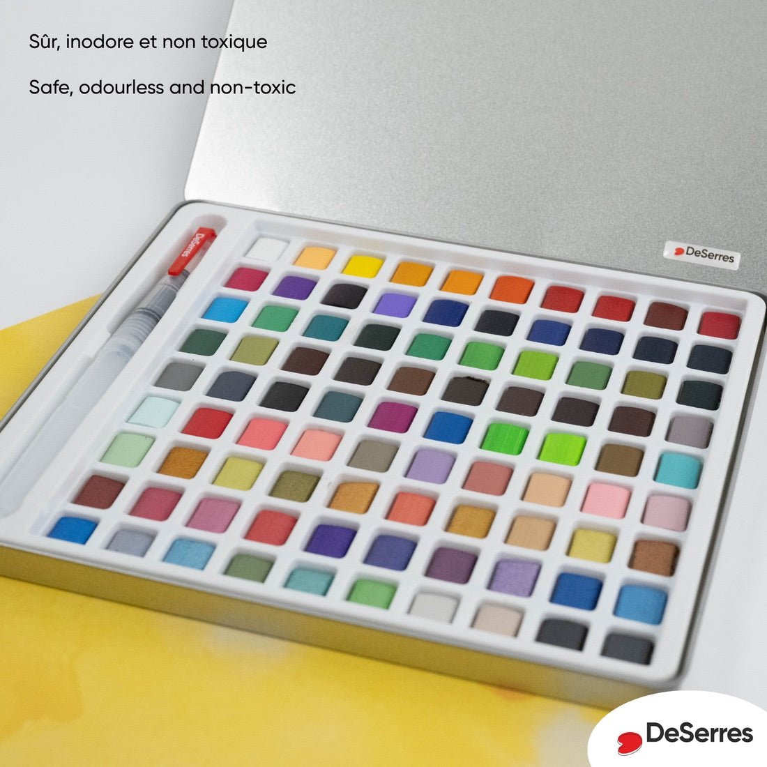 Watercolor Set - 90 Half Pans