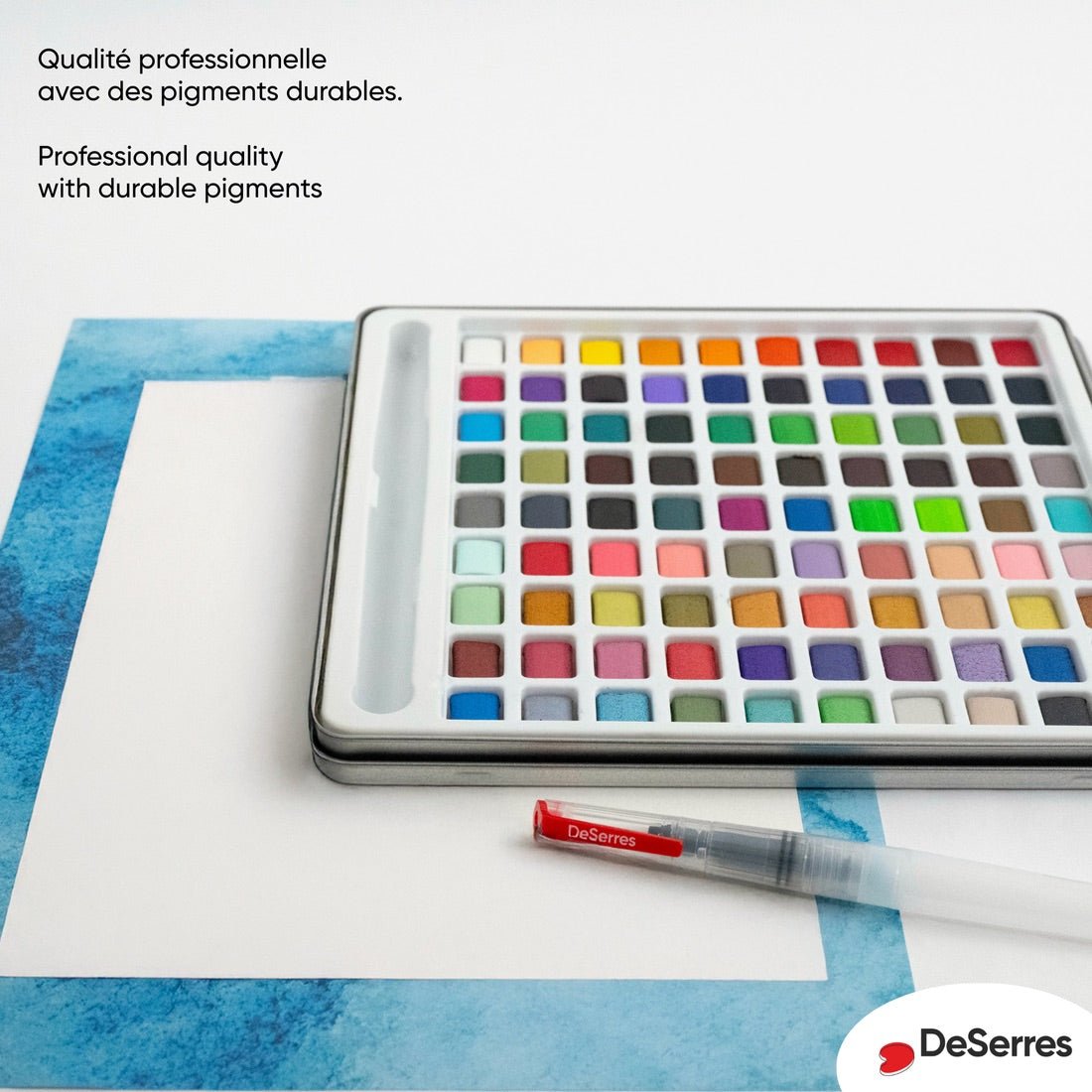 Watercolor Set - 90 Half Pans