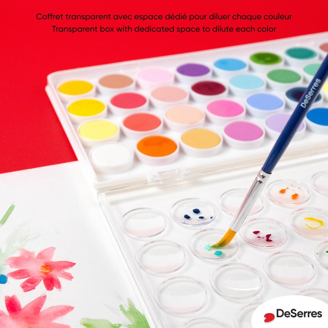 Watercolor Set - 36 Colors