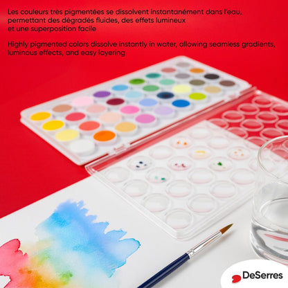 Watercolor Set - 36 Colors