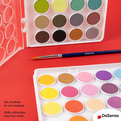 Watercolor Set - 36 Colors