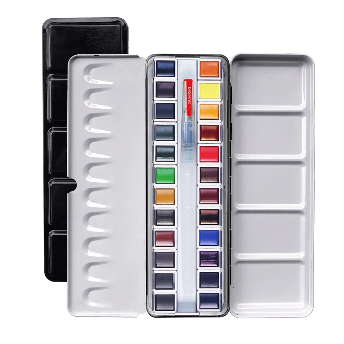 Watercolor Set - 24 Half Pans