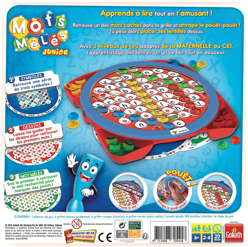 Word Search Junior Game (French Version)