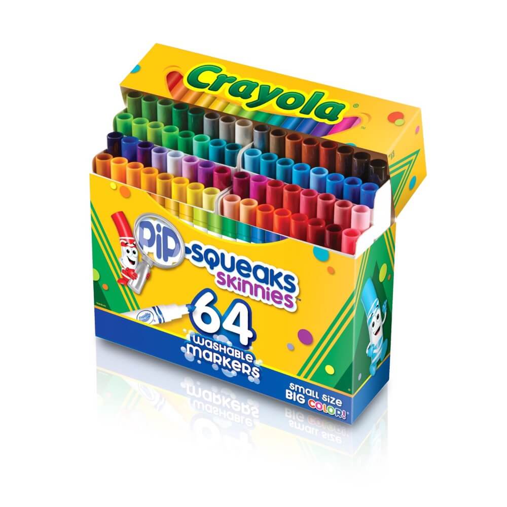 64 Pip-Squeaks Thin Markers