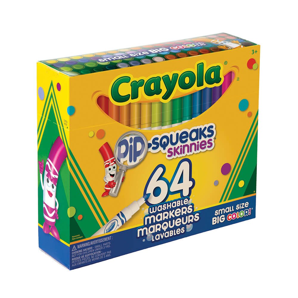 64 Pip-Squeaks Thin Markers