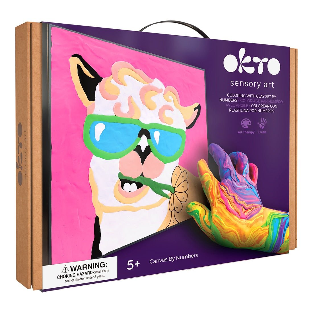 Clay Paint-by-Number - Llama
