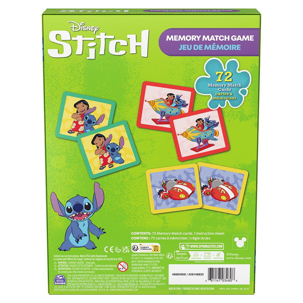 Stitch Memory Game