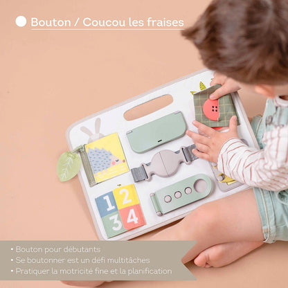 Sensory Activity Board with Fasteners