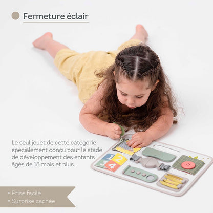 Sensory Activity Board with Fasteners