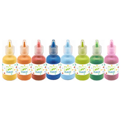 8 Poster Paint Bottles