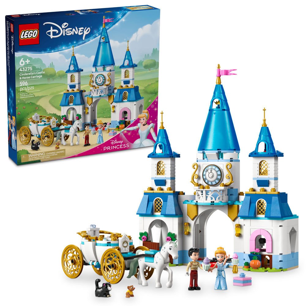 Cinderella's Castle and Carriage (596 pcs)