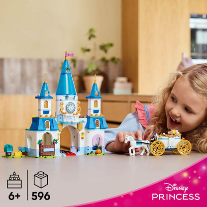 Cinderella's Castle and Carriage (596 pcs)