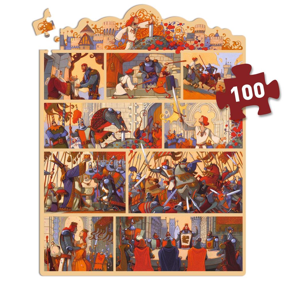 Story Puzzle - King Arthur (100 pcs)