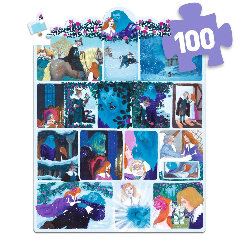 Story Puzzle - Beauty and the Beast (100 pcs)