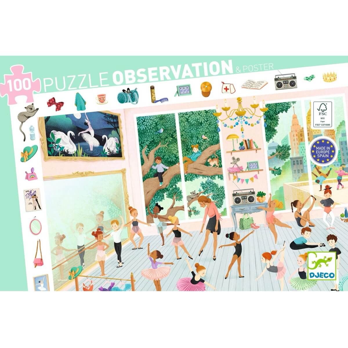 Puzzle - Dance School (100 pcs)