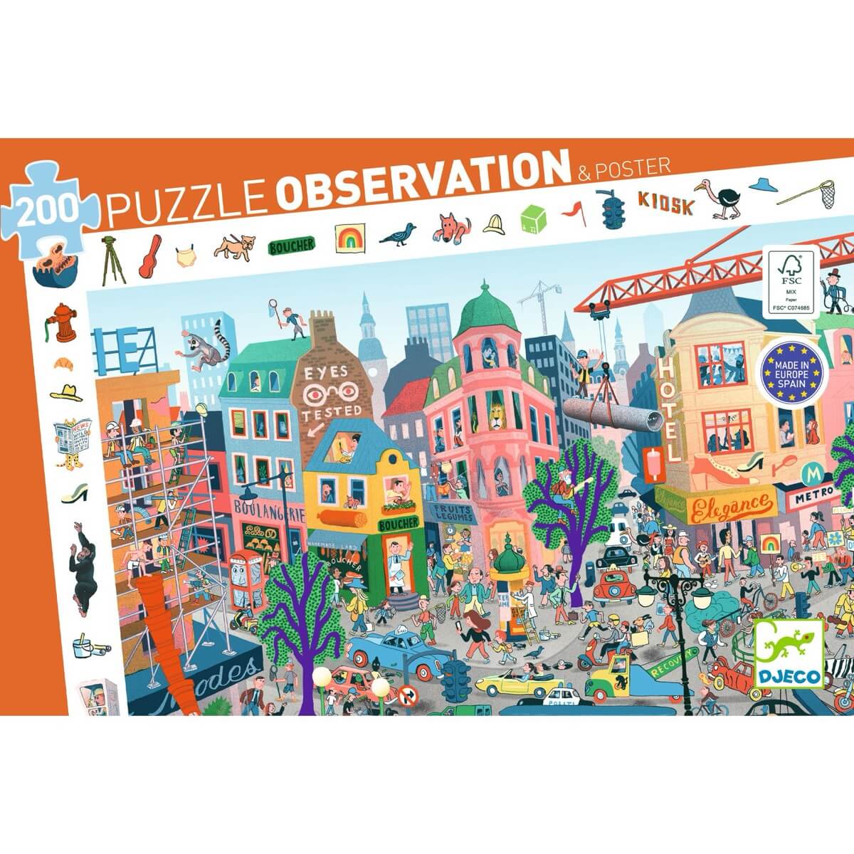 Observation Puzzle - The City (200 pcs)