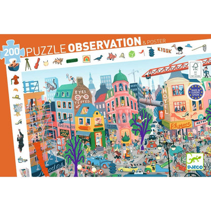 Observation Puzzle - The City (200 pcs)
