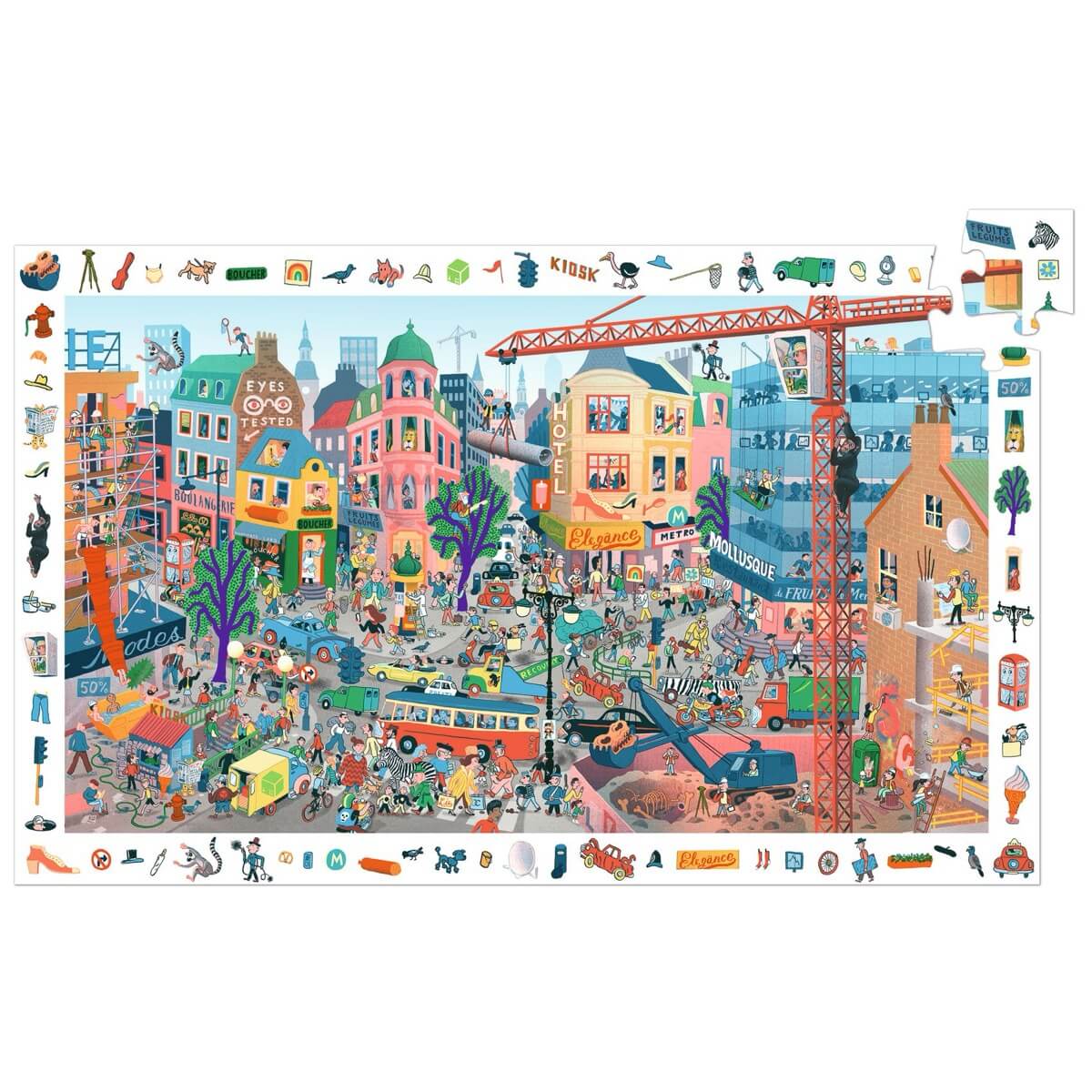 Observation Puzzle - The City (200 pcs)