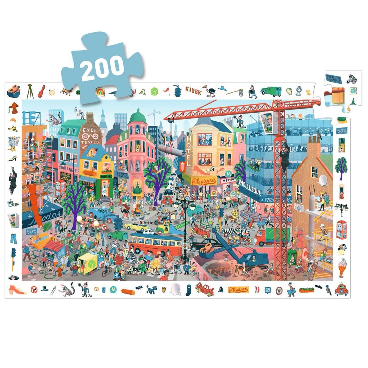 Observation Puzzle - The City (200 pcs)