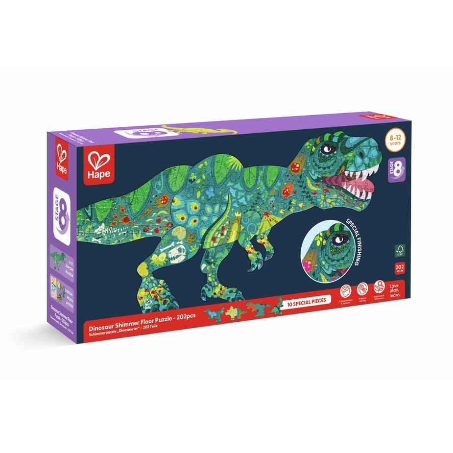 Giant Glitter T-Rex Puzzle (202 pcs)