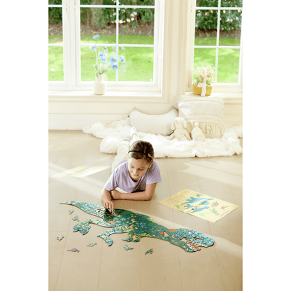 Giant Glitter T-Rex Puzzle (202 pcs)