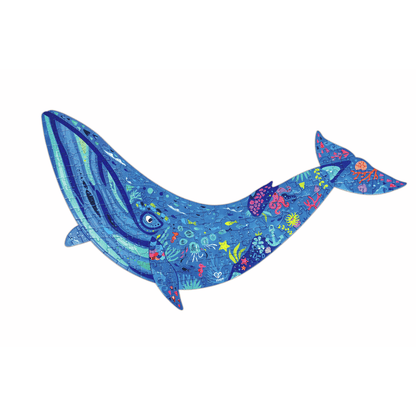 Giant Glitter Puzzle - Humpback Whale (200 pcs)