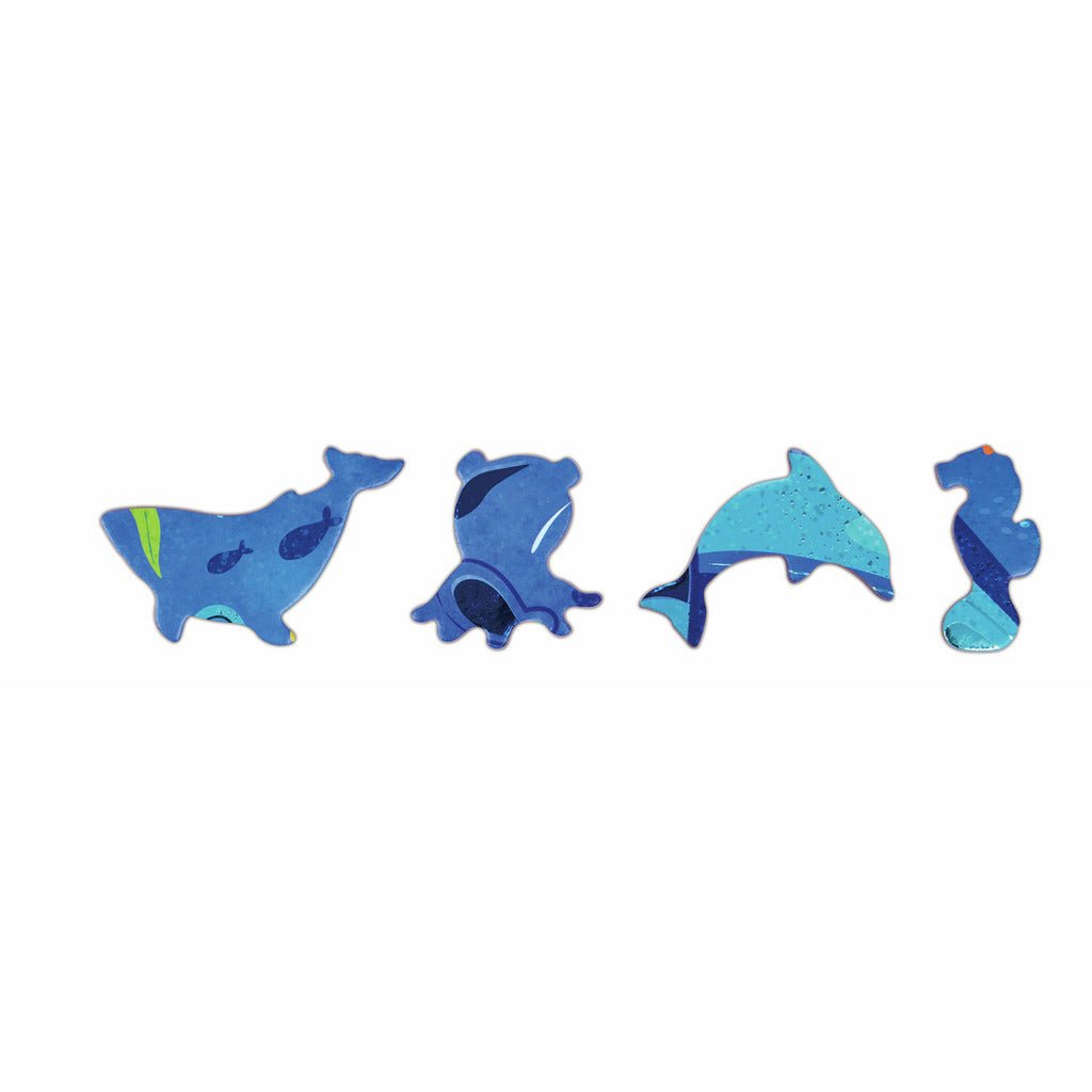 Giant Glitter Puzzle - Humpback Whale (200 pcs)