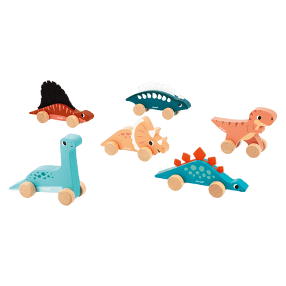 Little Push Dino on Wheels