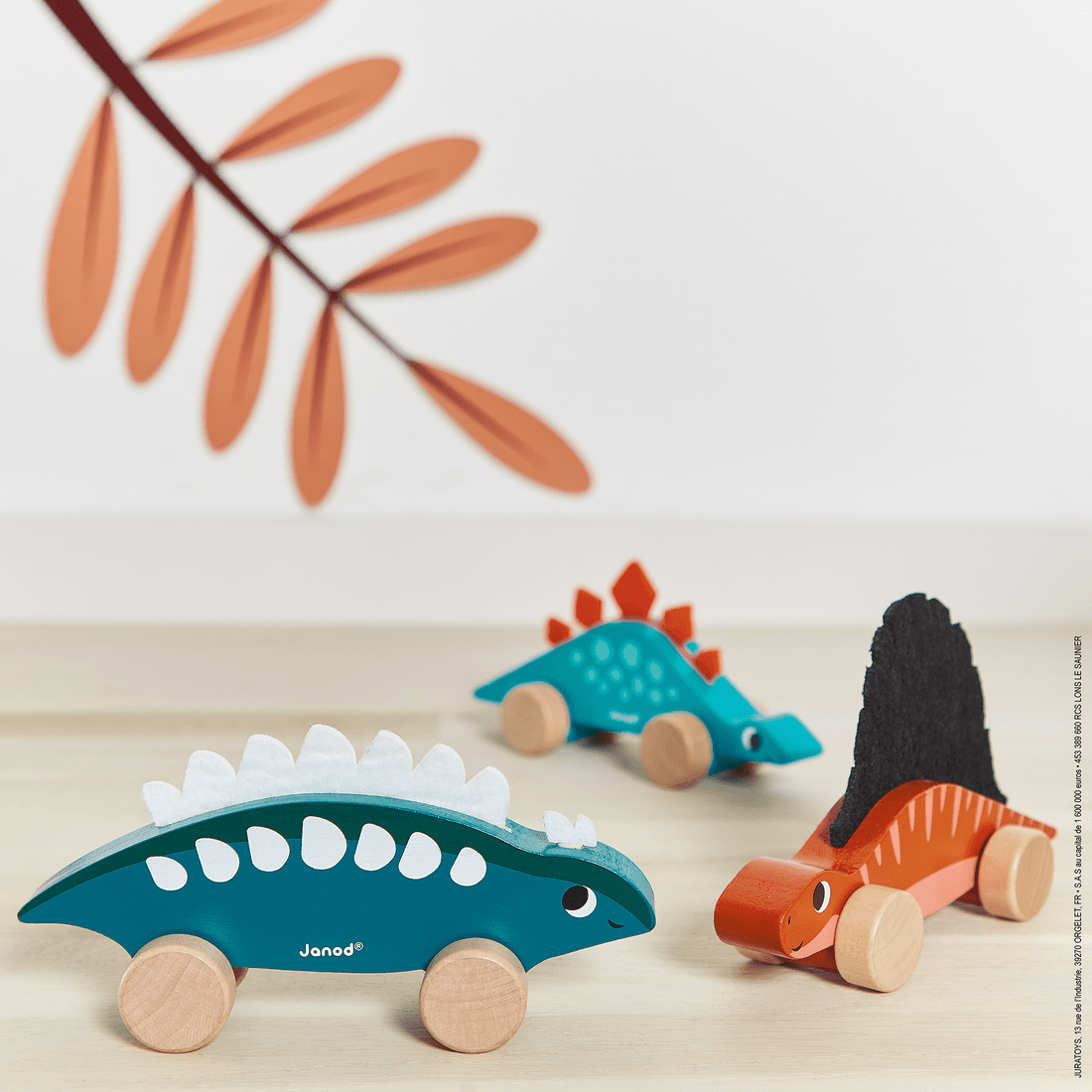Little Push Dino on Wheels