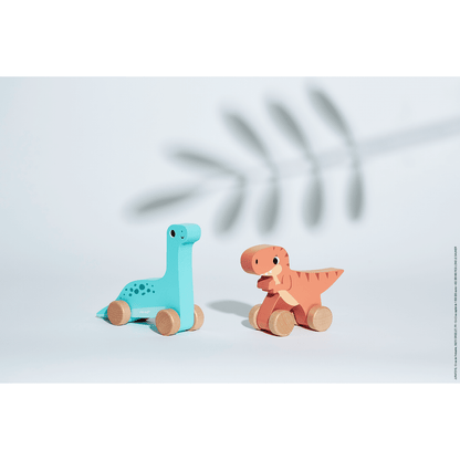 Little Push Dino on Wheels