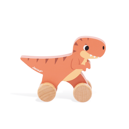 Little Push Dino on Wheels