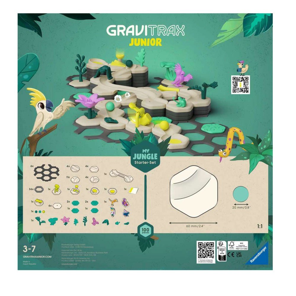 GraviTrax Junior Starter Kit - Jungle (100 pcs)