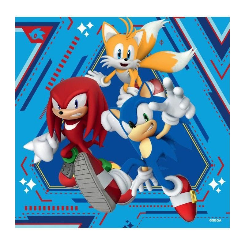Sonic the Hedgehog Puzzle (3 x 49 pcs)