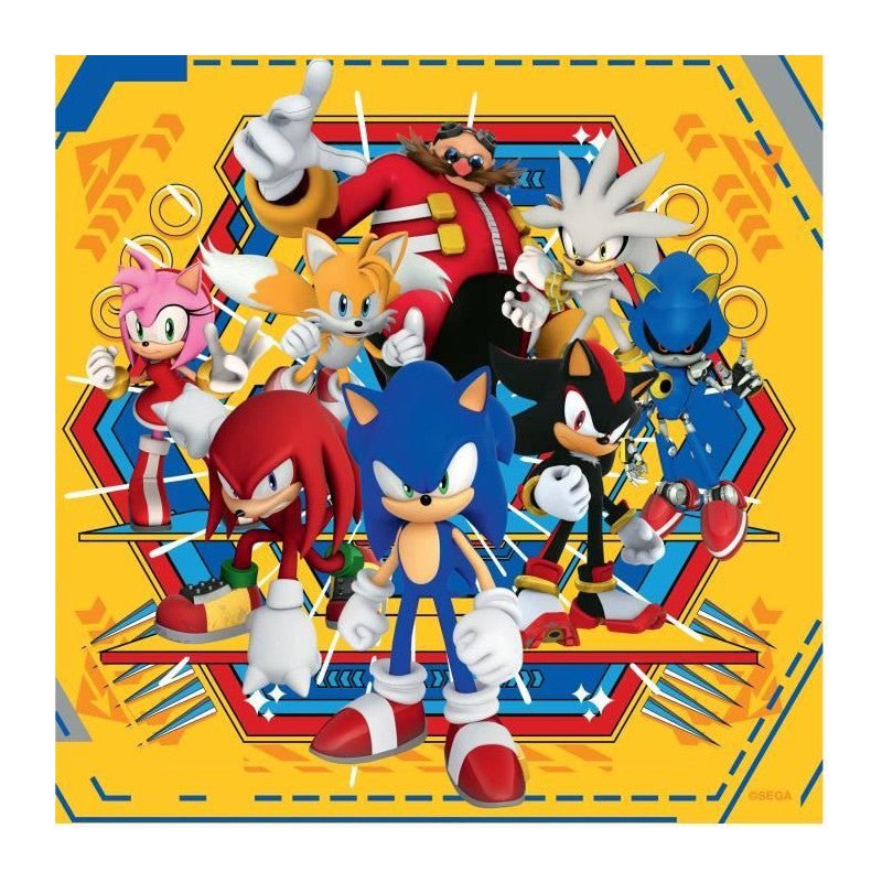 Sonic the Hedgehog Puzzle (3 x 49 pcs)