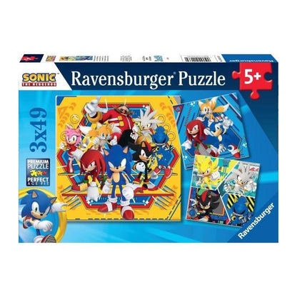 Sonic the Hedgehog Puzzle (3 x 49 pcs)
