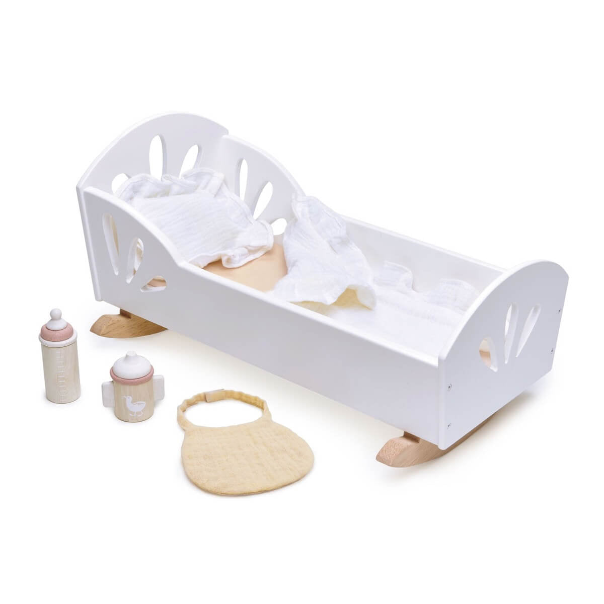 Sweet Swan Doll Bassinet