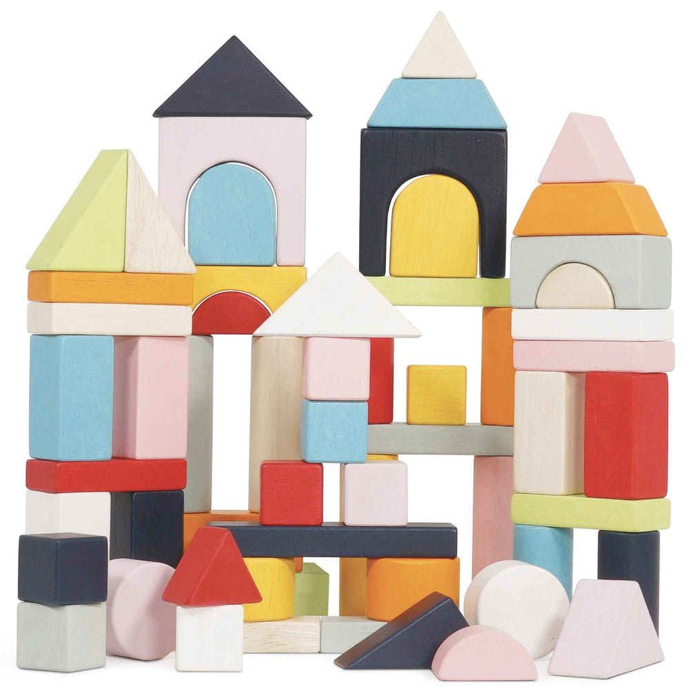 Wooden Building Blocks (60 pcs)