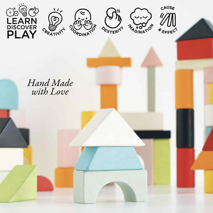Wooden Building Blocks (60 pcs)
