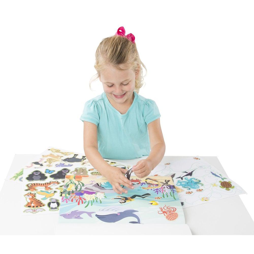Reusable Sticker Book - Match the Animal to Its Habitat